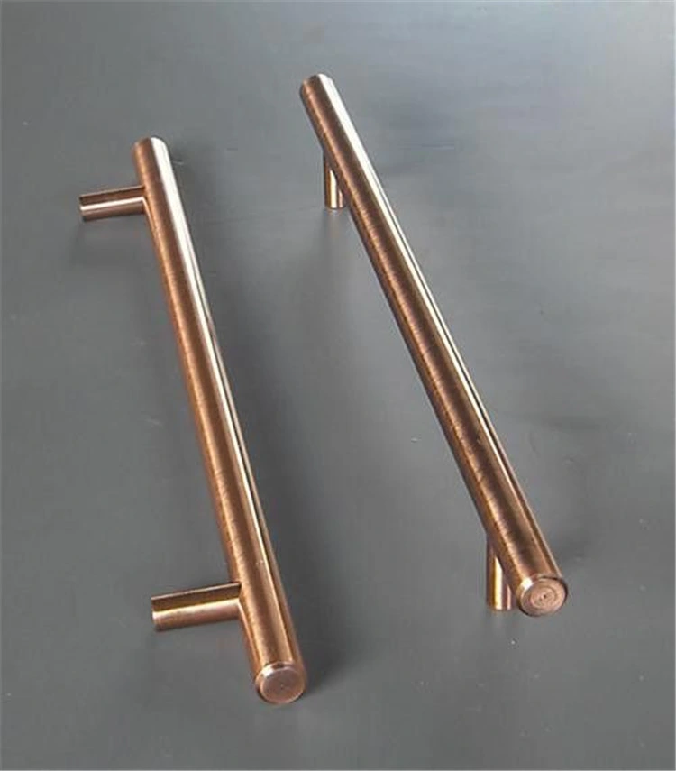 14 Inch Brushed Copper PVD Stainless Steel Hollow Door Pull