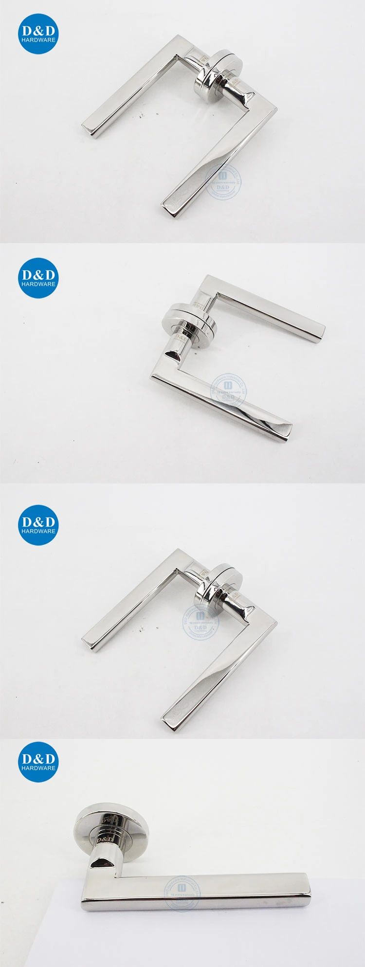 Polished Finish Classical Design Indoor Hollow Handles Lever for Villa