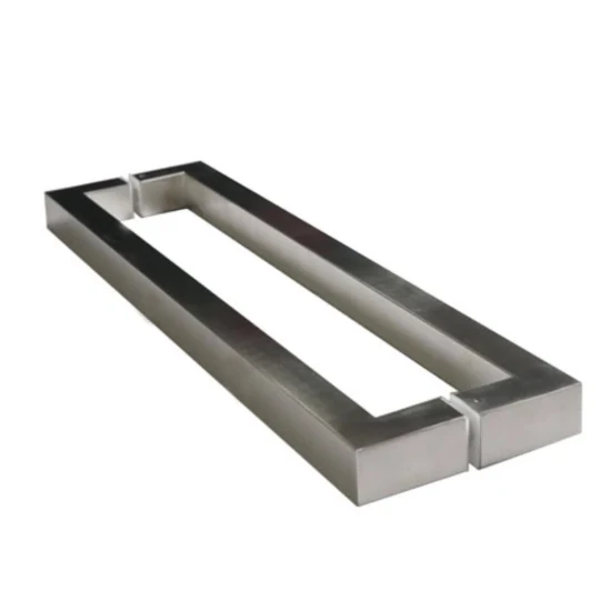 Tubular Stainless Steel Handle for Glass Door Office Door Tempered Handle Cc570mm A2 Grade SUS304 Brushed Finish
