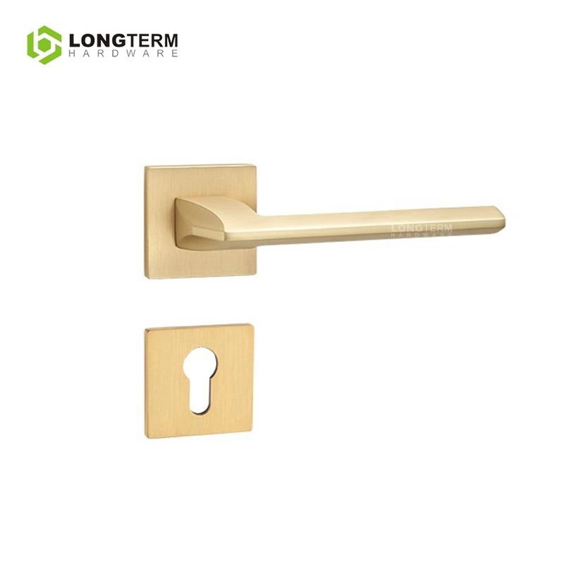 Wholesale Price Quality Security Room Indoor/Outdoor Door Lever Handle Zinc Alloy Door Lock Handle Set