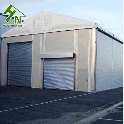 Sandwich Wall Industrial Warehouse Storage Canopy with Rolling Door