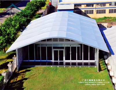 Large Waterproof PVC 40*55m Warehouse Canopy with Rolling Door