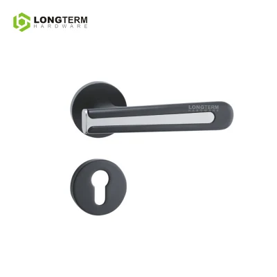 Modern Style Home Lever Handles Mortice Interior Door Handle Lock Set